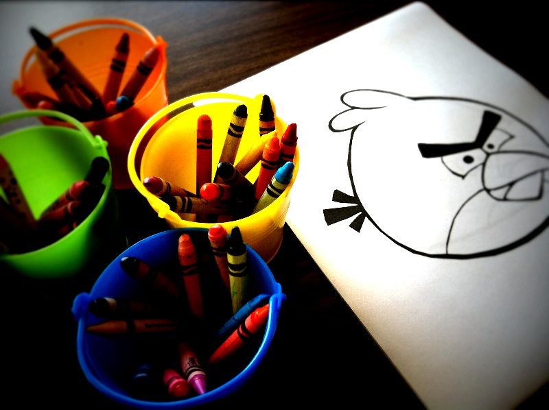 The Contemplative Creative Angry Birds Coloring Pages