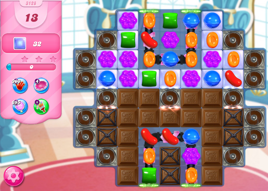 Candy Crush Saga level 3128 Candy Crush Saga level 3128