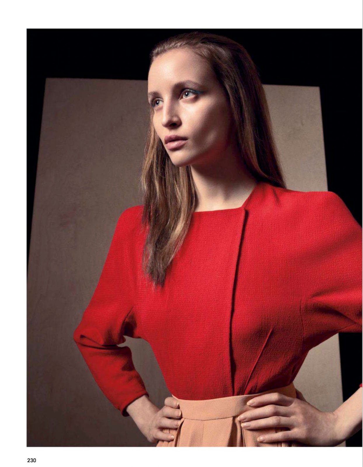 paint it red gem refoufi by karen collins for uk glamour september 2014 visual optimism