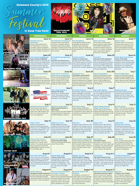 Information about Media that you won't get anywhere else.....: Rose Tree Park Summer Festival