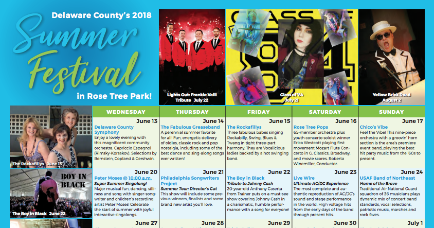 Information about Media that you won't get anywhere else.....: Rose Tree Park Summer Festival