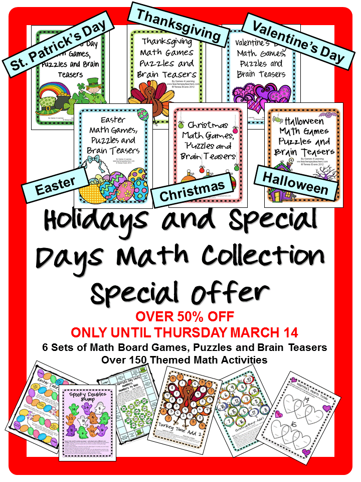 Fun Games 4 Learning: Special Days Math Collection!