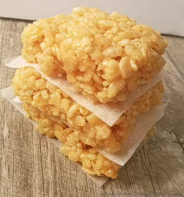 Peanut Butter rice krispie Peanut Butter rice krispie cereal treats a childhood cookie candy favorite snack
