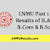 LNMU Part 1 Result of B.A, B.Com B.Sc 2017 (Check Now)