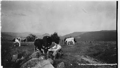 Photo noir et blanc : Auvergne, Besse vers 1930 Photo noir et blanc : Auvergne, Besse vers 1930