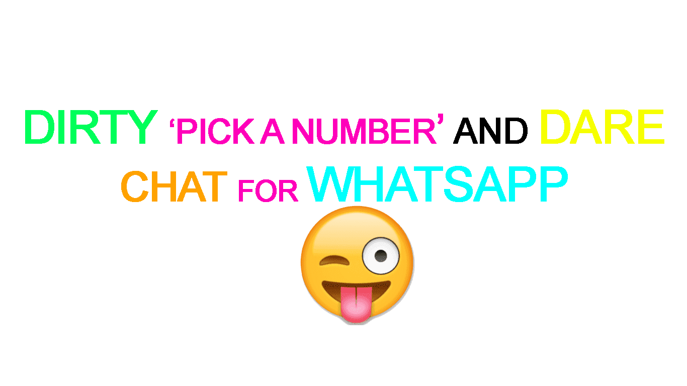 Kik pick a number game dirty