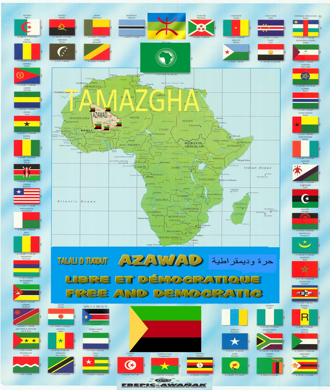 tamazgha Insular ¡VIVA EL NUEVO ESTADO DE AZAWAD!