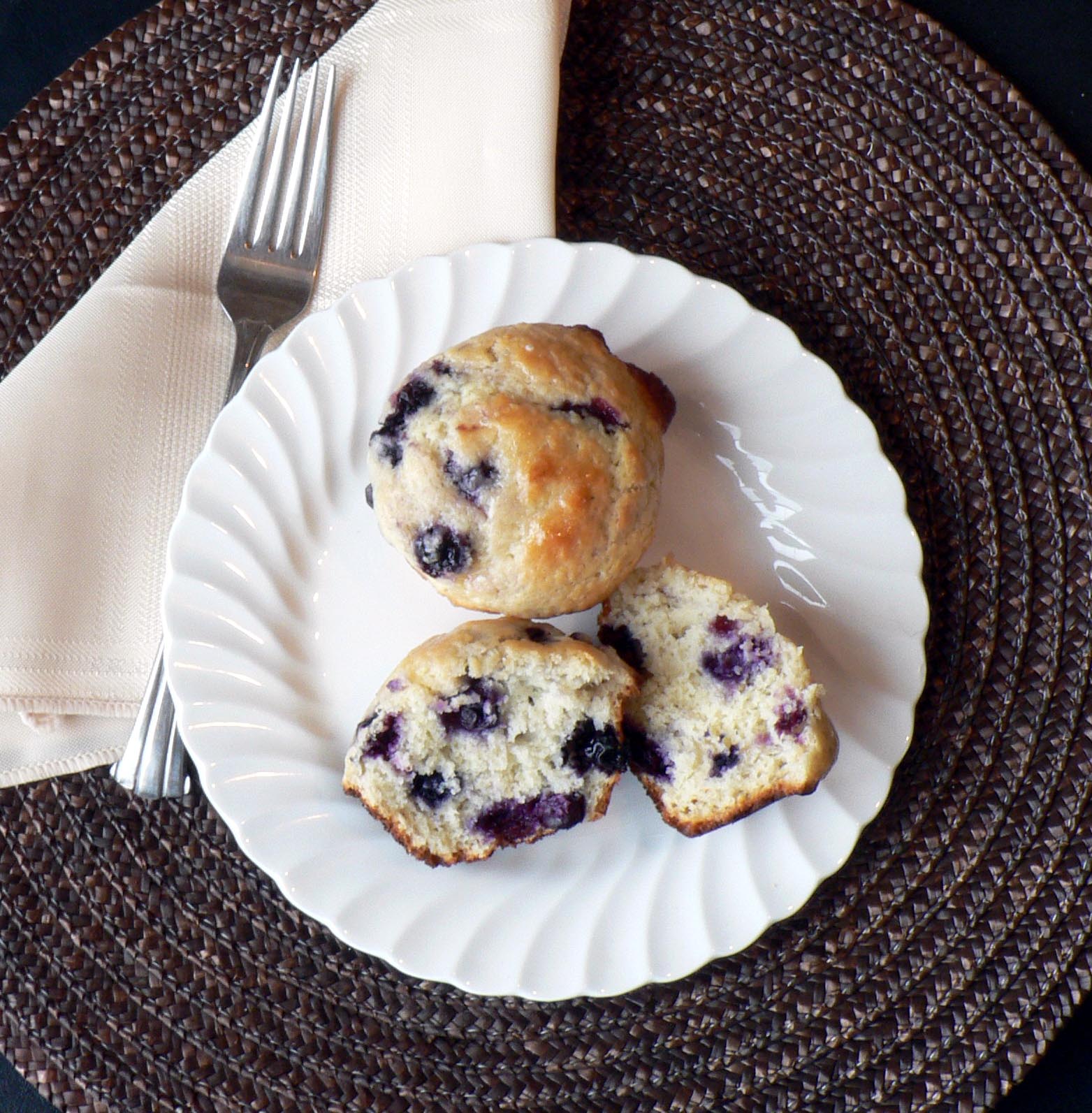 Blueberry Lemon Muffins - Bless This Mess