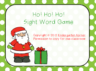 http://www.teacherspayteachers.com/Product/Ho-Ho-Ho-Game-for-Sight-Words-427150