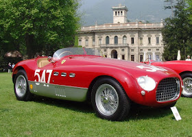 Ferrari's 340MM Spider, similar to the one in which Marzotto raced to his second Mille Miglia in 1953