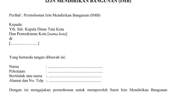 Contoh Surat Gugatan Imb Contoh Surat