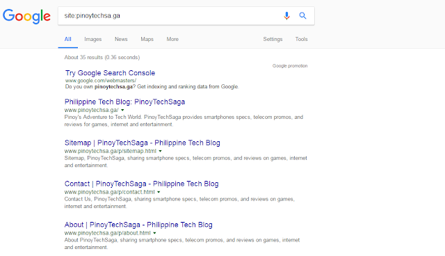 google search console