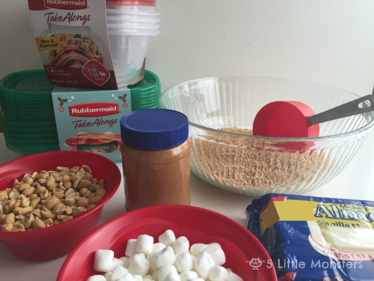 ingredients for Almond Bark Candy