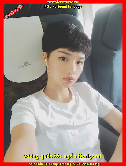 Vương quốc tóc ngắn Korigami, nơi cắt tóc ngắn tomboy được con gái Hà Nội yêu thích nhất