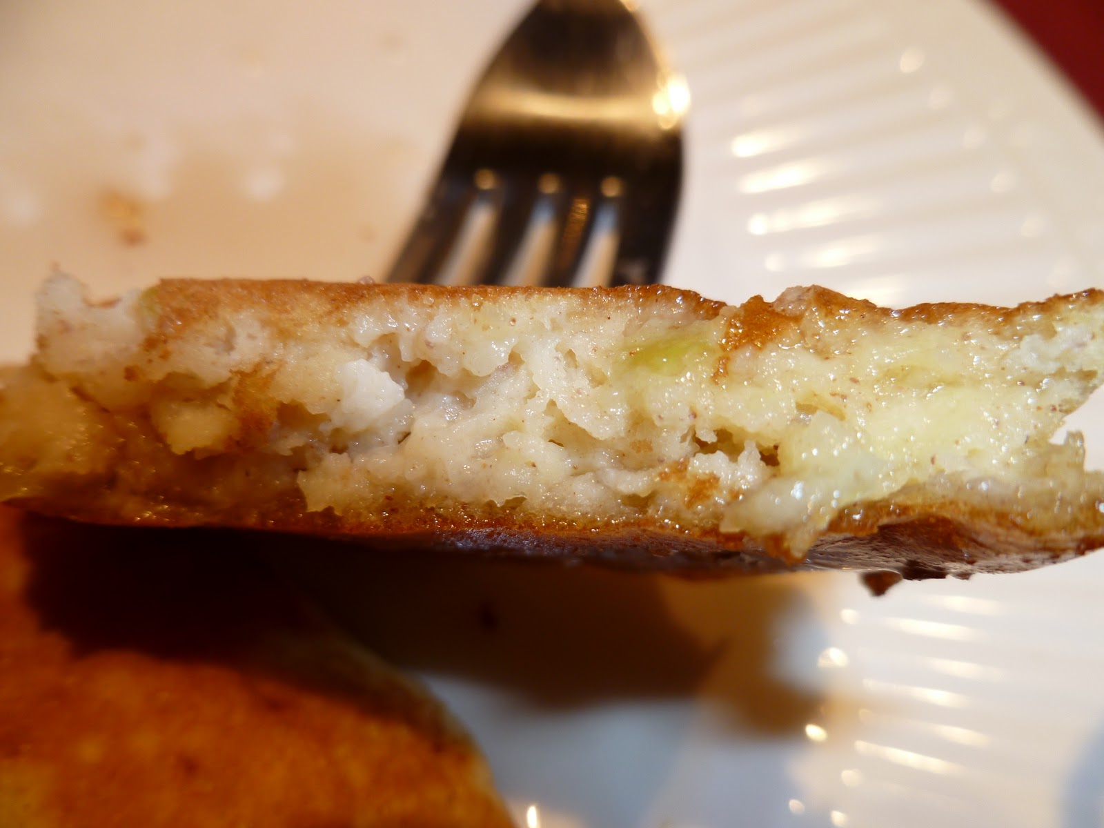 A Happy Taste! Cottage Cheese & Apple Pancakes