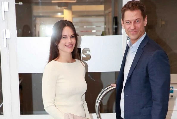 Swedish Princess Sofia visited the headquarters of Children's Rights in Society in Stockholm