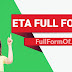 ETA Full Form in Hindi
