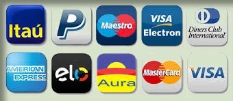 Pague com Cartões de crédito