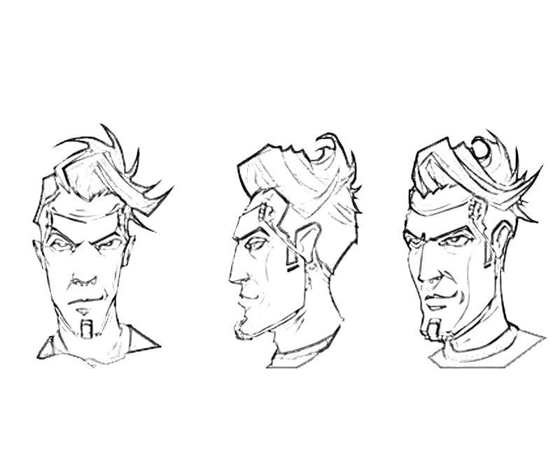 Zero Borderlands 2 Drawings Coloring Pages Coloring Pages