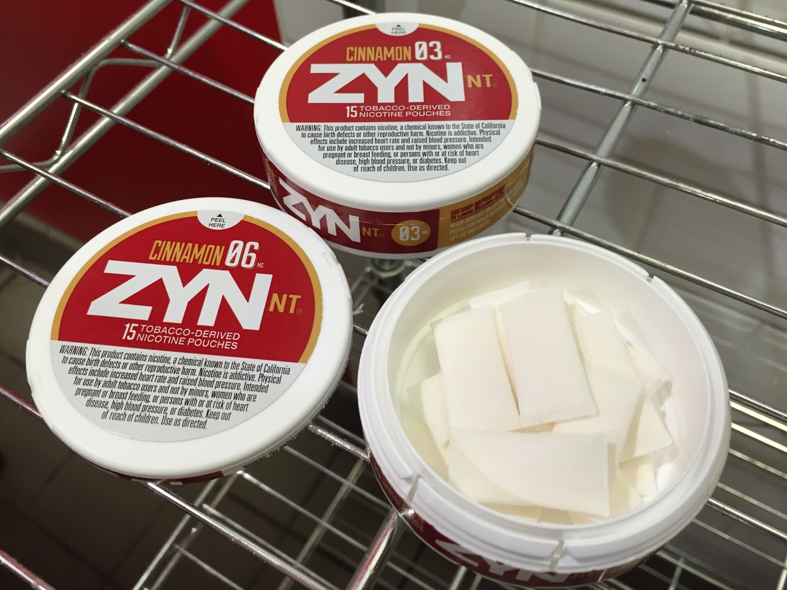 Zyn NT Cinnamon (03 and 06) Reviews. 12 July 2016.
