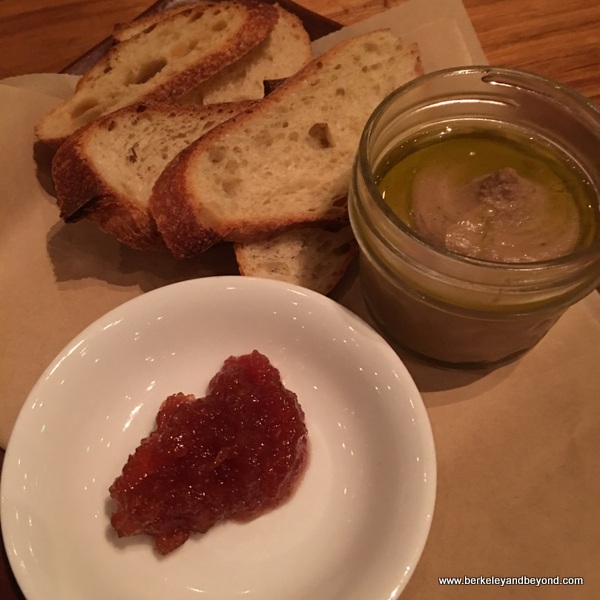 chicken-liver Vasetto with quince jam at Donato & Co. in Berkeley, California chicken-liver Vasetto with quince jam at Donato & Co. in Berkeley, California