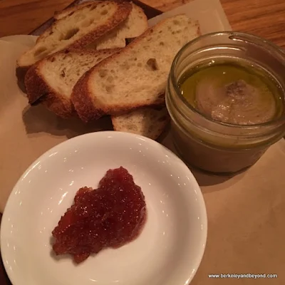 chicken-liver Vasetto with quince jam at Donato & Co. in Berkeley, California