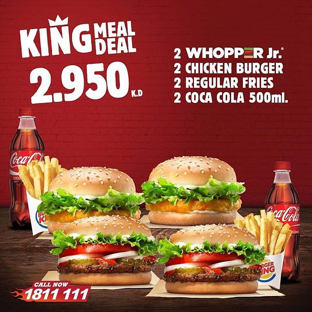 Burger King Kuwait - Don’t miss the King Meal Deal