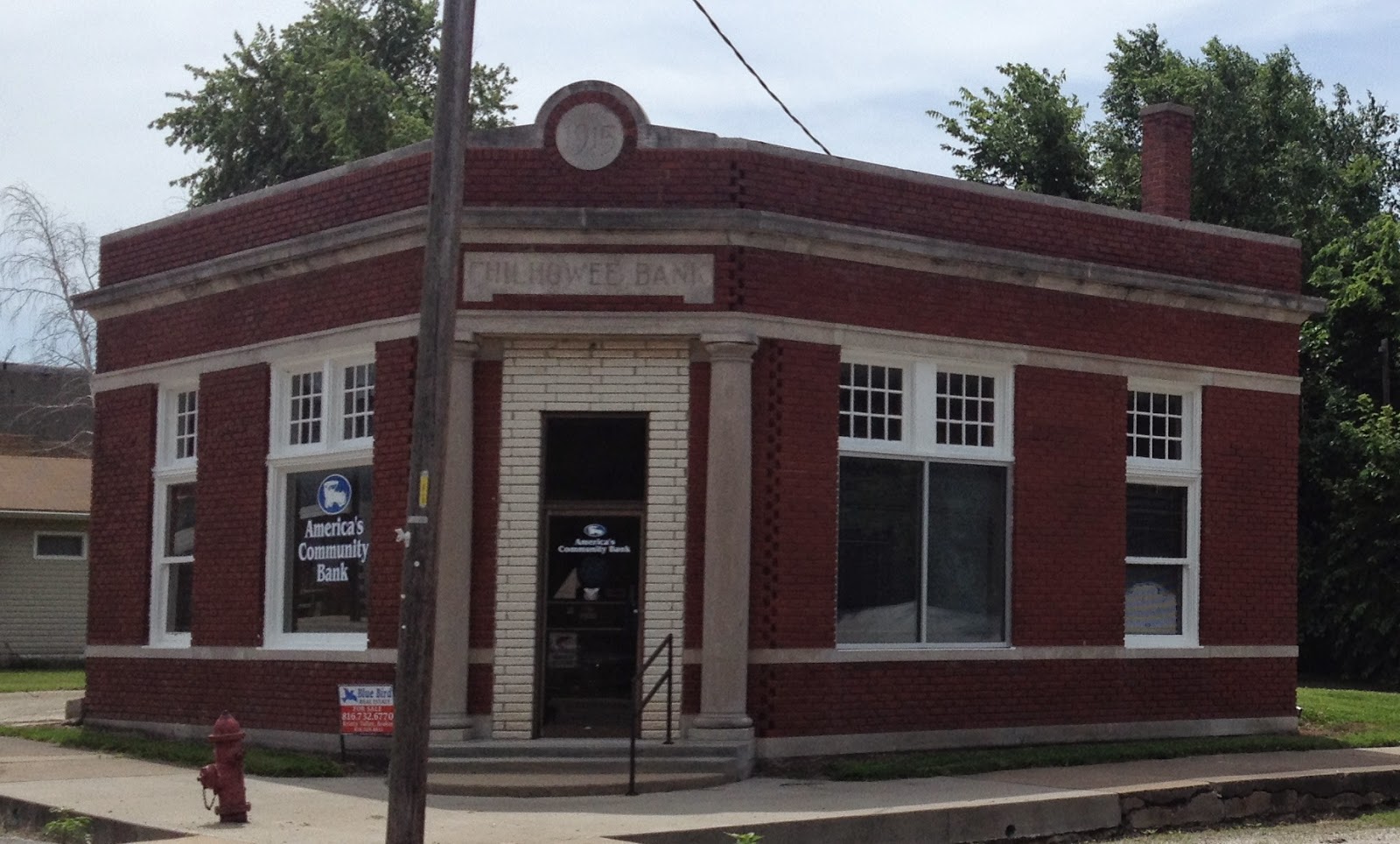 Nirvana Valley Model Railroad Chilhowee State Bank, 3d printed in HO scale