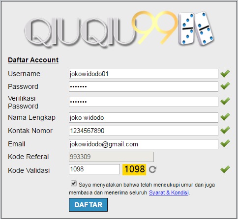 Cara Mendaftar Akun Domino Qiu-Qiu99 Adu qq, Bandar ceme, Bandar qq, Cara daftar domino, Ceme, Daftar akun domino, Daftar domino, domino, Domino 99, Domino asli, Domino kiukiu, Domino online, Domino qq, Judi domino,