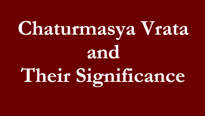 Text Image: Chaturmasya Vrata and Their Significance in Fast paced life