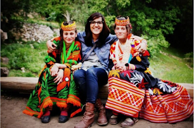 A Tourist With Kalashi Girls