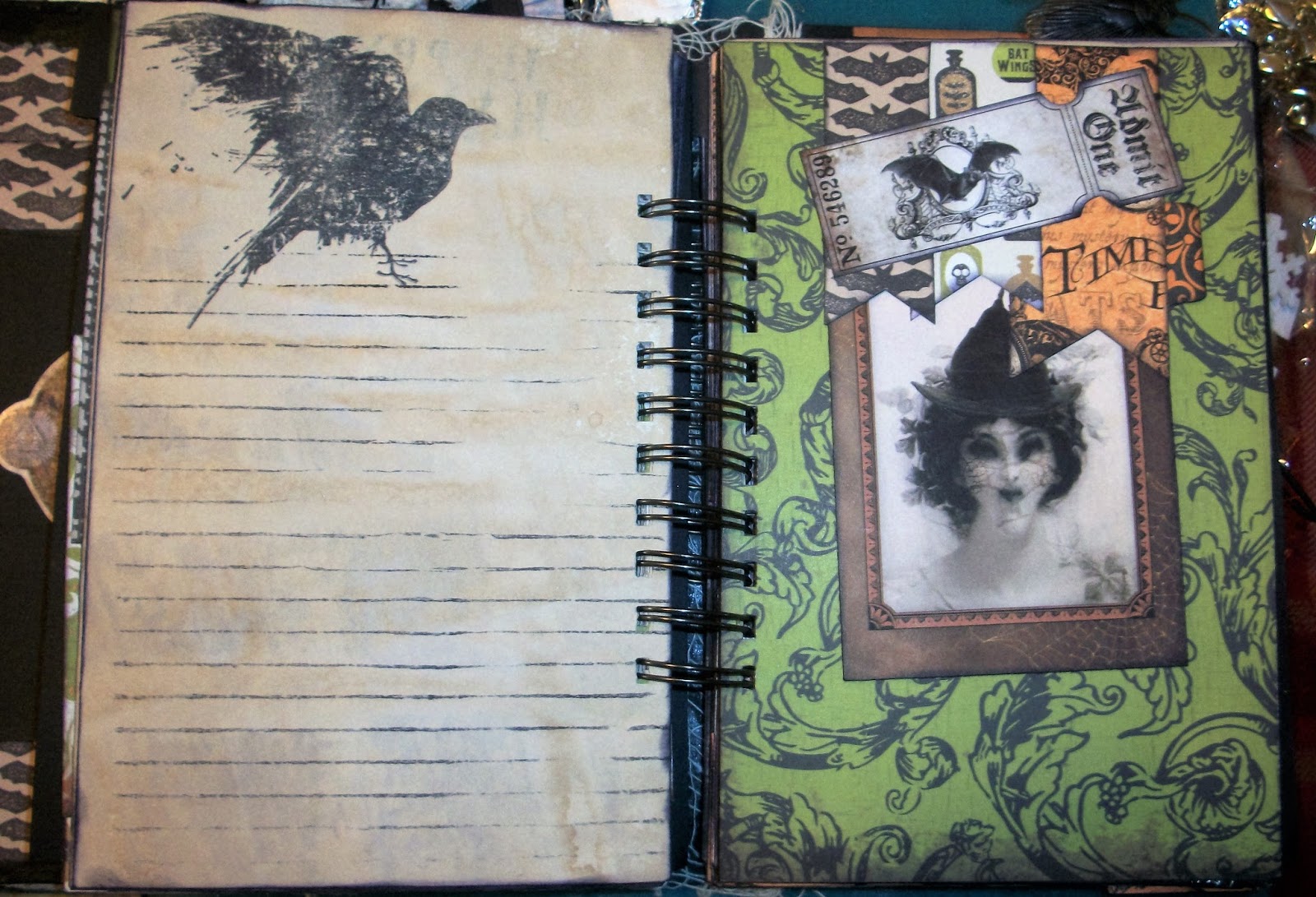 For the Love of Cardmaking My Halloween junk journal