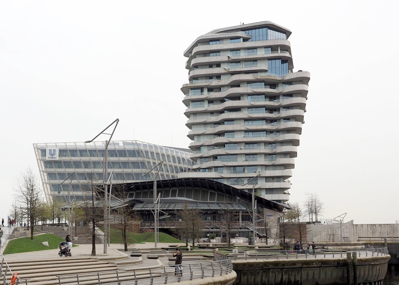 Hamburg 2016 - Unilever Headquarter and Marco Polo Tower Hamburg 2016 - Unilever Headquarter and Marco Polo Tower