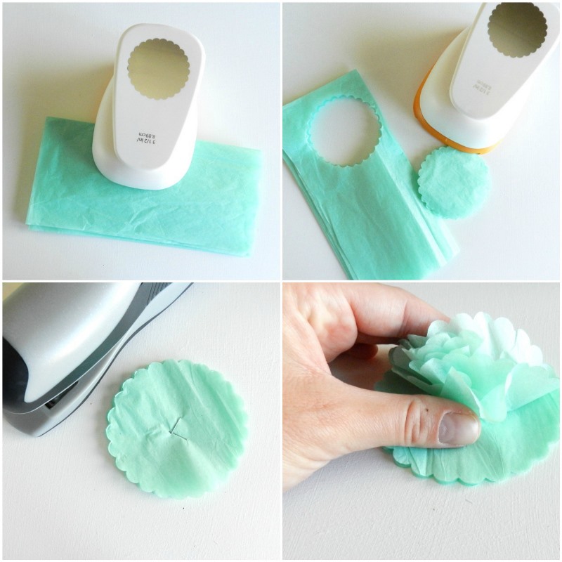 How to Make Mini Tissue Paper Flowers