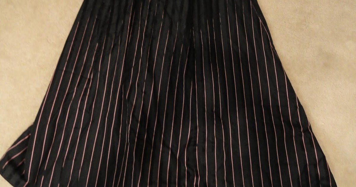 All The Pretty Dresses: Edwardian Pink Striped Black Silk Dress