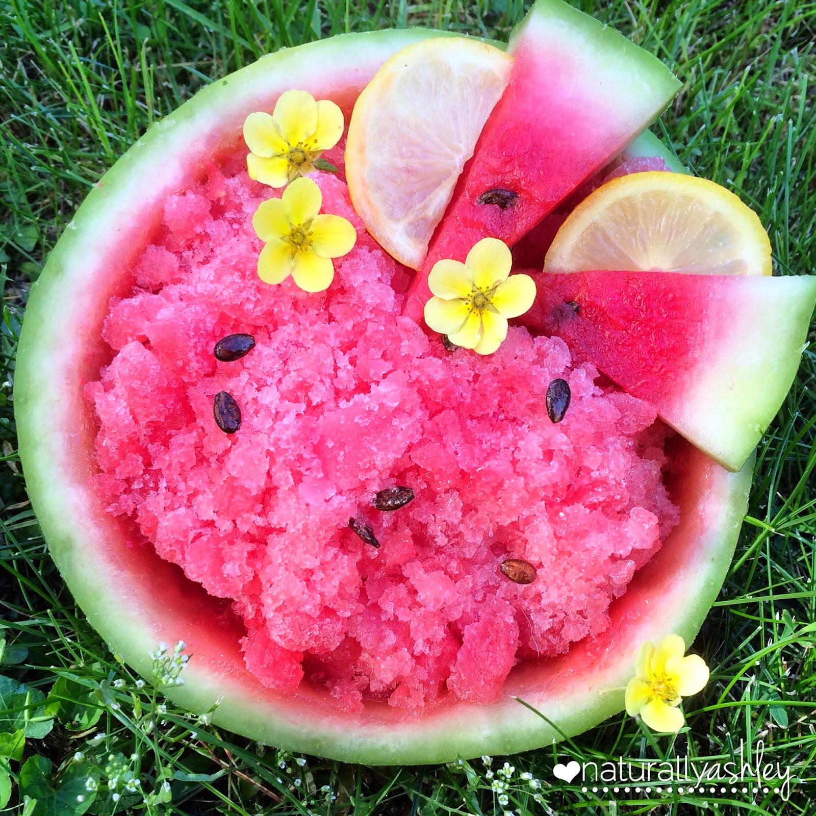 Naturally Ashley WaterLemon Shaved Ice Recipe