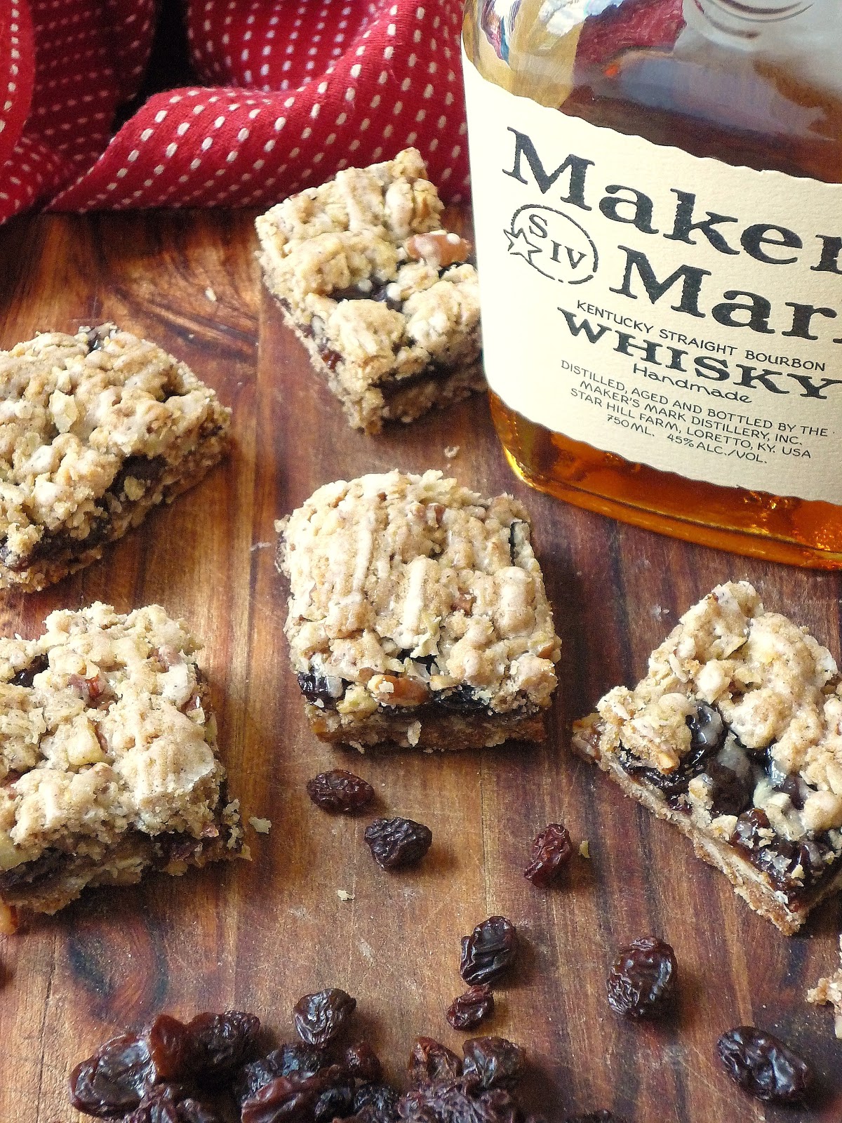 Being A Bear: 12 Days of Cookies: Day the Third( Bourbon-Raisin Bars ...