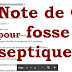 Note de calcul pour fosse septique et puits perdu