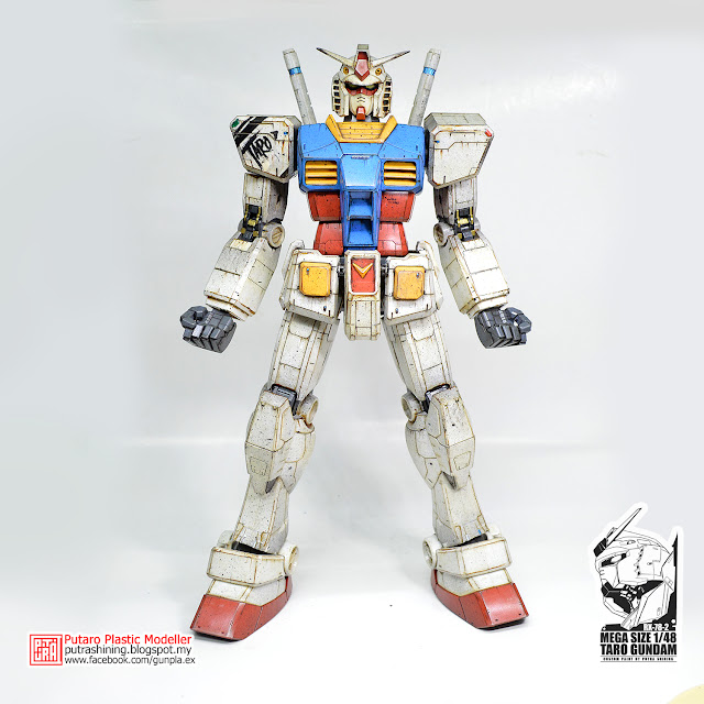 MEGA SIZE 1/48 RX-78-2 GUNDAM Custom Paint by Putra Shining