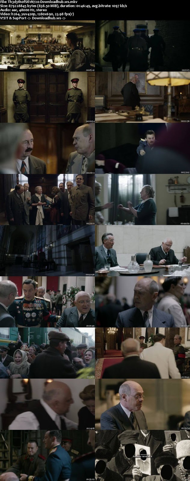 The Death of Stalin 2017 English 720p Web-DL 800MB