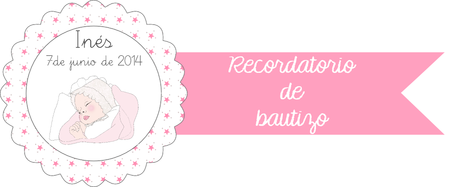 recordatorio de bautizo