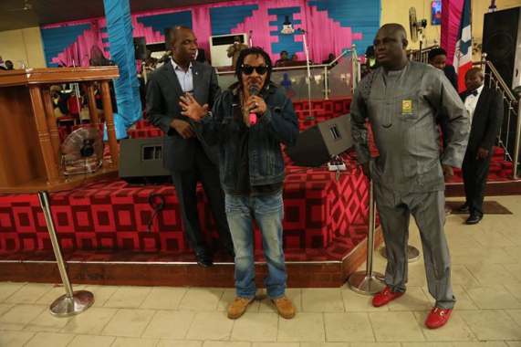 Photos: Majek Fashek Visits Popular Lagos Church, CLAM (Shares Testimony)
