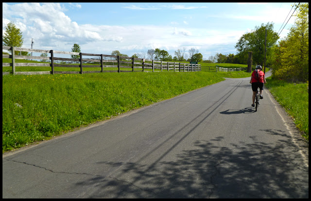 Horse pastures along the River Road. Horse pastures along the River Road.