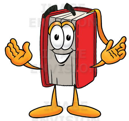 Cartoon Characters Writing Cartoon Book Character in