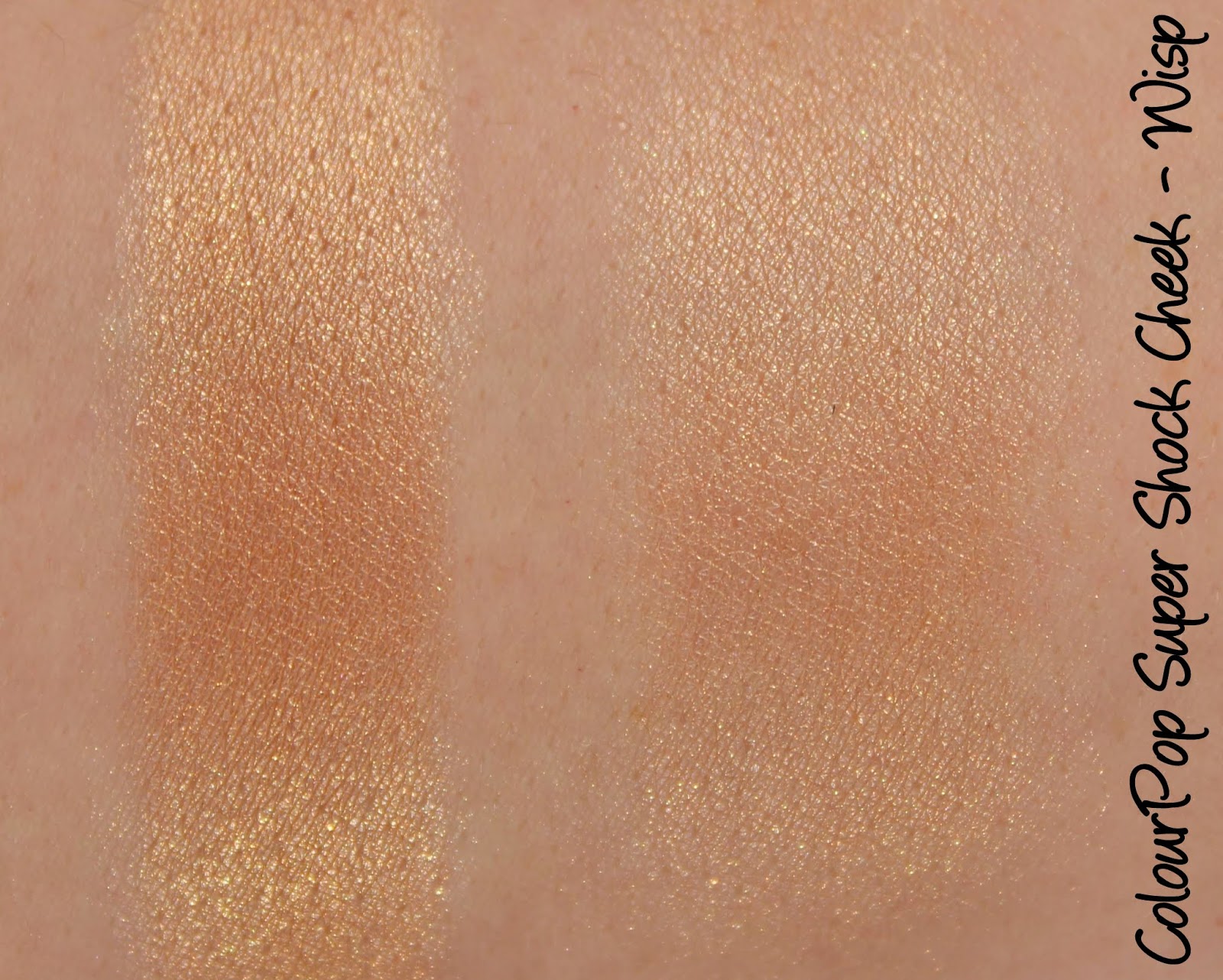 colourpop wisp swatch