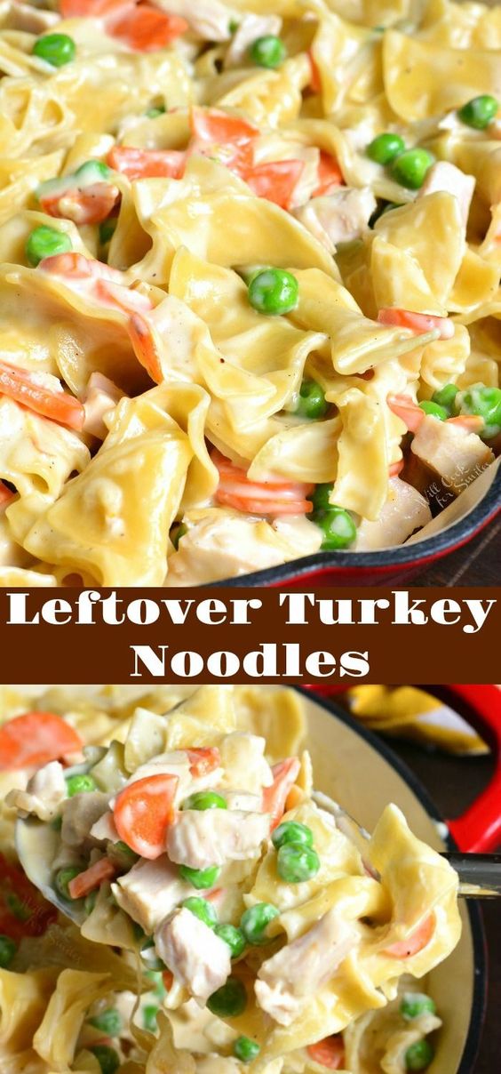 Leftover Turkey Noodles Leftover Turkey Noodles