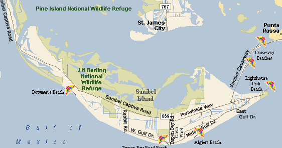Sanibel Island Florida Map Sanibel Island Map