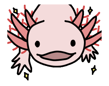 LINE Creators' Stickers - Daily life of Axolotl (Animated) Example with