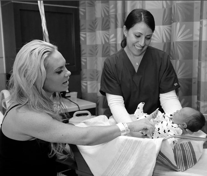 Coco Austin says she's proud to finally be a Mum, shares photos