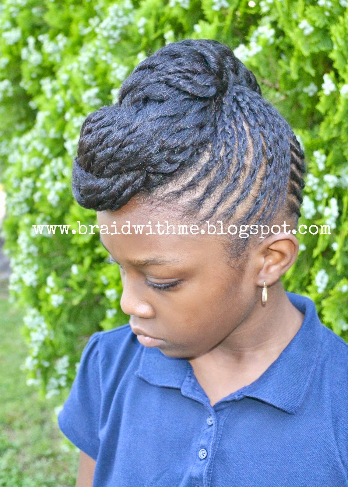 Braid with Me: An All Natural Updo: Inspired by...